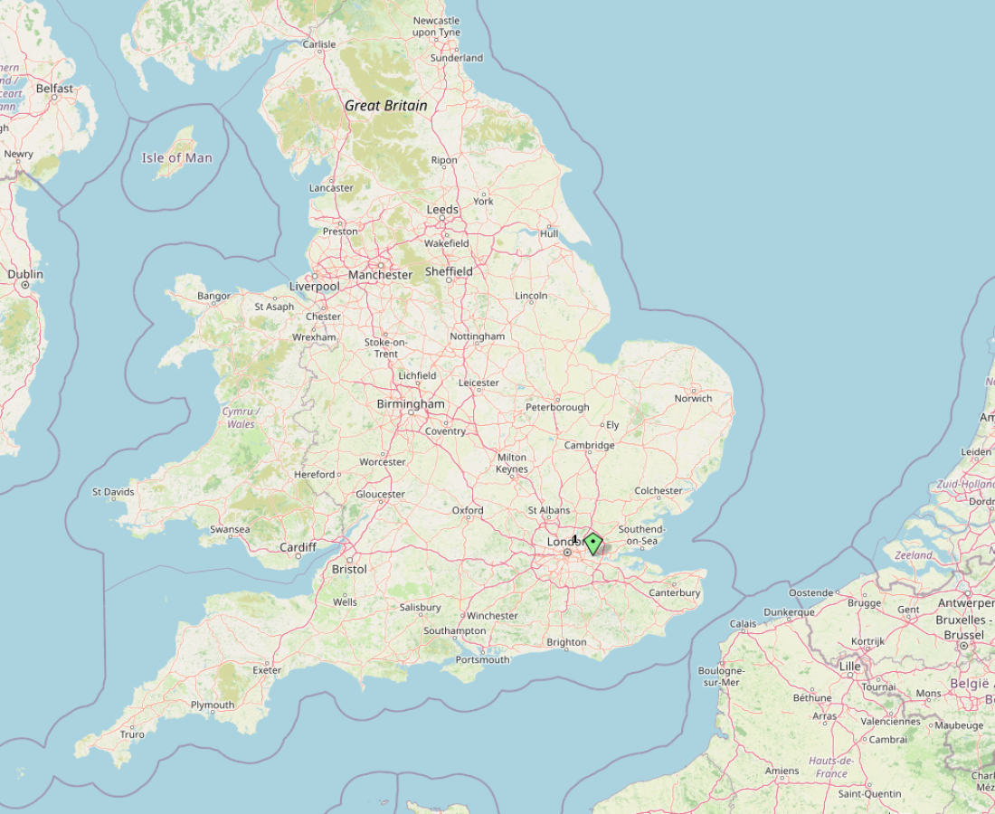 This map shows Autumn OARC Portable Day Locations
